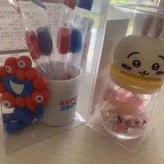EXPO 2025 ミャクミャクキャンディスタンド　ちいかわキャンディボトル