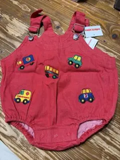 値下中【新品未使用タグ付】チエコサク　ミキハウス　ダルマオール 85 レトロ