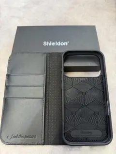 iphone17 Pro Shieldon ブラック 手帳型ケース
