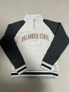 OKLAHOMA STATE ハーフジップ スウェット