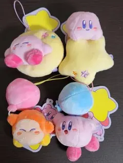 ① 星のカービィ おそらをまんきつminiぬいぐるみ 全4種セット