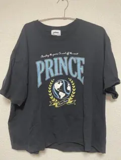 prince プリントTシャツ　ブラック