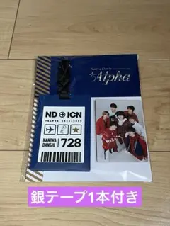 なにわ男子 韓国公演 ペンライト うちわ ラゲッジタグ 銀テープ