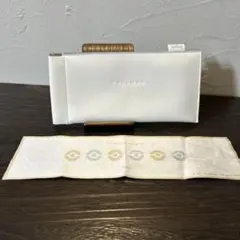 Pokémon JINS ホワイトポーチ　メガネ用