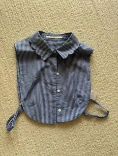 つけ襟 ストライプ