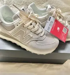 New Balance WL574 タグ付DQ2 LIGHT GRAY 23cm