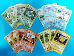 【ポケカ旧裏】初代御三家・ピカチュウ　16枚まとめ売り