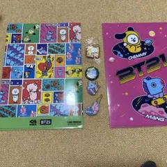 BT21 くら寿司　ノベルティ　クリアファイル　キーホルダー