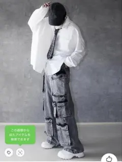 Lui’s ルイス ビッグシルエットデニムカーゴパンツのサムネイル