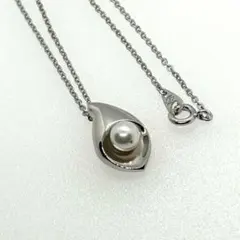 美品✨ TASAKI タサキ パール 真珠 シルバー ネックレス SN刻印