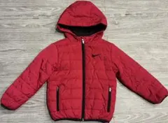 15時迄の購入で本日発送 NIKE 赤 フード付きダウンコート