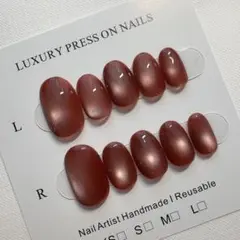 ネイルチップ　マグネット　ワンカラー　ちゅるんマグ　ショートオーバル