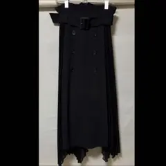 FRAY I.D プリーツコンビスカート ベルト付き