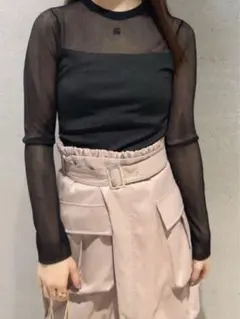 SNIDEL ラメシアーニットプルオーバー