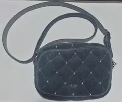 FEILER ユニ グレー キルティング ショルダーバッグ