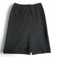 サルヴァトーレ フェラガモ ニット タイトスカート ブラック イタリア製 M