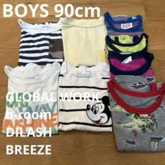 BOYSトップス　8点セット　90cm 男の子 Tシャツ タンクトップのサムネイル