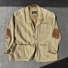 Orvis テーラードジャケット 90s コットン 肘パッチ