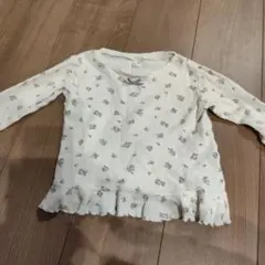 après les cours 花柄 長袖カットソー 100