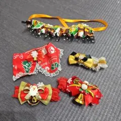 犬　チョーカー　ハンドメイド　クリスマス
