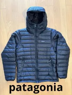 いげめん様専用【美品】patagonia フード付きダウンジャケット 黒