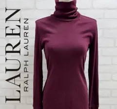 ★美品★LAUREN RALPH LAUREN バーガンディ ワンピース ロング
