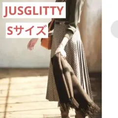 【匿名配送】JUSGLITTY（ジャスグリッティー） タックプリーツスカート S