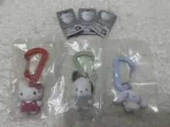 サンリオ　カラフルカラビナマスコットチャーム　3個セット