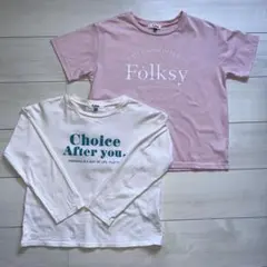 Pink Latte 半袖シャツ （Mサイズ） 長袖Ｔシャツ（Sサイズ）2枚売り