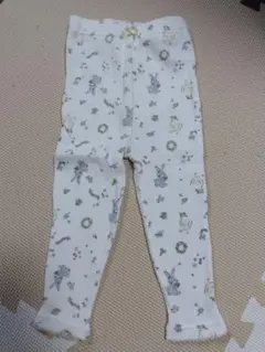 コトリ　花　うさぎ　レギンス