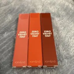rom&nd ZERO VELVET TINT 3色セット
