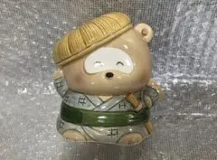 希少】サンリオ ぽんぽこ日記 陶器 貯金箱 ☆レトロ・たぬき・タヌキ