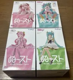 初音ミク ぬーどるストッパー フィギュア 4個セット