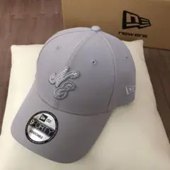 ニューエラ 9FORTY ラインストーン クラシックロゴ キャップ 帽子 グレー
