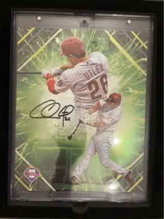 2025 Emanate Chase Utley サイン フィリーズ
