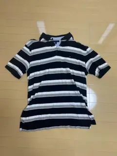 TOMMY HILFIGER ストライプポロシャツ XXL
