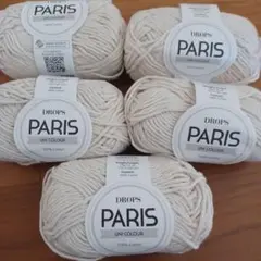DROPS 毛糸 100%コットン 50g×5玉セット　まとめ売り