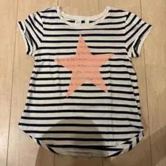 GAP キッズ Tシャツ ボーダー 星柄 スパンコールのサムネイル