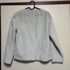 UNIQLO フリースジャケット Mサイズ ライトグレー