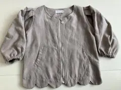 mamaraku ノーカラージャケット　アウター　90 春服　保育園着