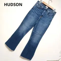 【未使用】HUDSON ハドソン ハイウエスト ステップヘム フレアデニム 29のサムネイル
