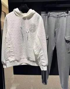 Erika様ジーフォア パーカー ゴルフウェア メンズ 長袖 ホワイト