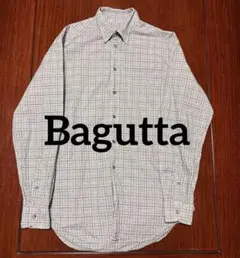 高級 イタリア シャツ ◇Bagutta バグッタ チェック柄 長袖シャツ Mのサムネイル