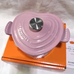 新品 ルクルーゼ ベリー ココット ダムール 20cm 両手鍋 ハート ピンク