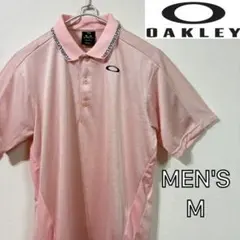 【OAKLEY】美品ACROSS JQ POLO 半袖ポロ　ゴルフ　メンズM