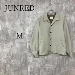 JUNRED ジャケット ブルゾン M グレー 長袖 メンズ 裏地有のサムネイル