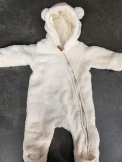 H&M 耳付きボアロンパース 70