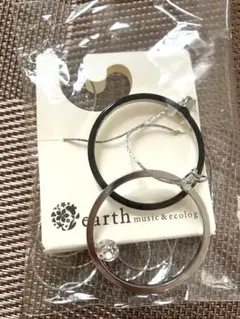 earth music&ecolog ネックレス ダブルサークルネックレス