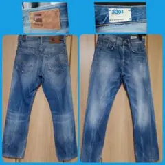 G-Star RAW 3301 ストレートデニム W28 L32 ボタンフライのサムネイル