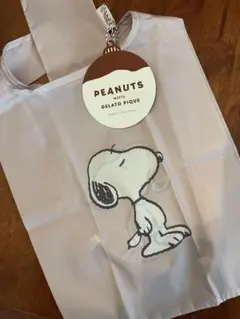 PEANUTS MEETS スヌーピーGELATO PIQUE エコバッグピンクのサムネイル
